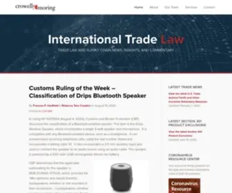 CMtradelaw.com(International Trade Law) Screenshot