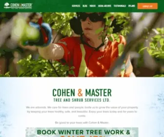 CMtrees.com(Full service tree care in Toronto & GTA) Screenshot