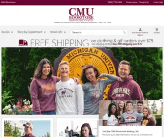 Cmubookstore.com(The CMU Bookstore online) Screenshot