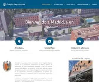 Cmuloyola.org(Web del Colegio Mayor Universitario Loyola) Screenshot