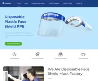 Cmultibox.com(Disposable face shield manufacturer in China can do custom with logo) Screenshot