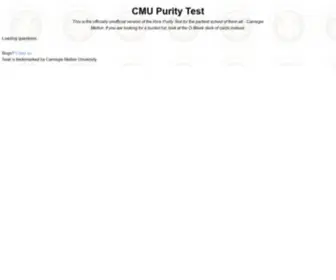 Cmupuritytest.com(Cmupuritytest) Screenshot