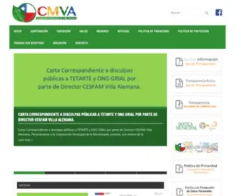 Cmva.cl(Corporación) Screenshot