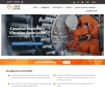 Cmva.com(Canadian Machinery Vibration Association) Screenshot