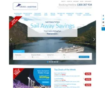 Cmvaustralia.com(2020 & 2021 Cruise Holidays) Screenshot