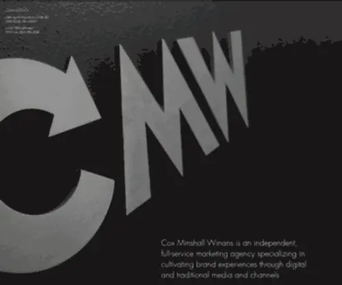 Cmwagency.com(Cox Minshall Winans) Screenshot