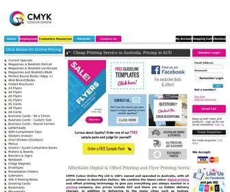 CMykonline.com.au(Online Printing Services) Screenshot