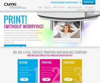 CMYKprintgroup.com(CMYK Print Group) Screenshot