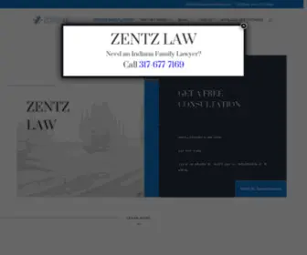 Cmzentzlaw.com(Indianapolis Family Law Attorney) Screenshot