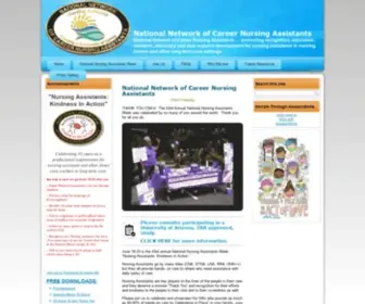 Cna-Network.org(National Network of Career Nursing Assistants) Screenshot