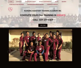 Cnacademy.com(NURSING ASSISTANT TRAINING ACADEMY) Screenshot