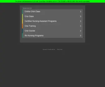 Cnaclassesonline.us(CNA Classes Online) Screenshot