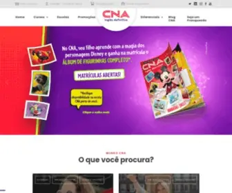 Cna.com.br(Cursos de Inglês e Espanhol) Screenshot