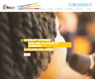 Cnajep.asso.fr(Comité pour les relations Nationales et internationales des Associations de Jeunesse et d'Education Populaire) Screenshot