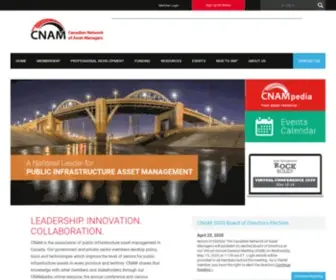 Cnam.ca(Canadian Network of Asset Managers) Screenshot