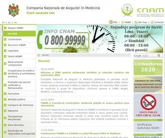 Cnam.md(Acasă) Screenshot