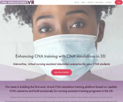 Cnasimvr.com(CNA Simulations) Screenshot