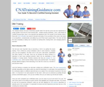 Cnatrainingguidance.com(CNA Classes) Screenshot