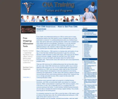 Cnatrainingusa.com(CNA Training) Screenshot