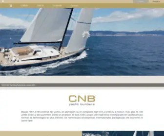 CNB-Yachts.com(CNB Yacht Builders) Screenshot