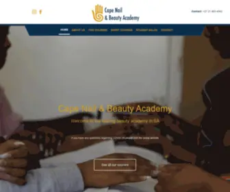 Cnba.co.za(Cape Nail & Beauty Academy) Screenshot