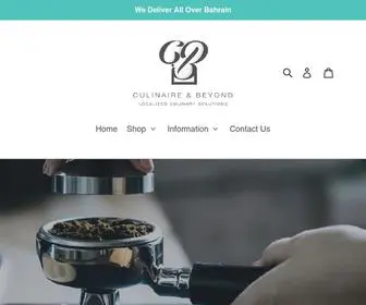 CNBbrands.com(Culinaire & Beyond) Screenshot