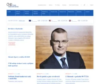CNB.cz(Česká národní banka) Screenshot
