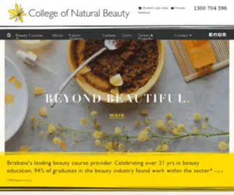 CNB.edu.au(Beauty Courses) Screenshot