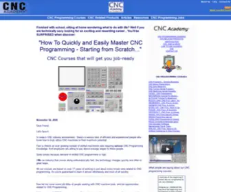 CNC-Academy.com(CNC Programming Training Courses) Screenshot
