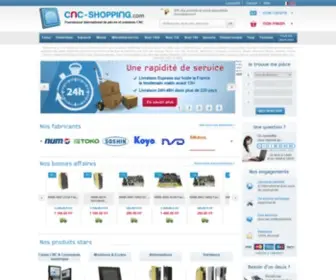 CNC-Shopping.com(Vente de Pièces détachées pour Machine) Screenshot