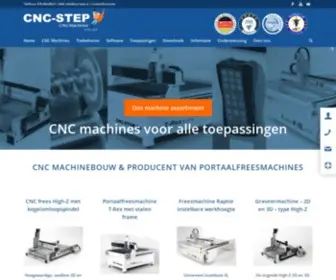 CNC-Step.nl(CNC Machinebouw) Screenshot