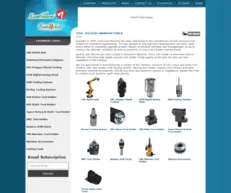 CNC-Tool-Holder.com(Evermore Machine) Screenshot