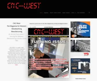CNC-West.com(The Magazine for Western Metalworking Manufacturing) Screenshot
