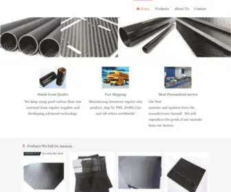 Cncarbonfiber.com(A Carbon Fiber Factory Located in Shenzhen) Screenshot