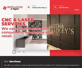 CNcburnaby.ca(CNC Laser & Sign Services) Screenshot