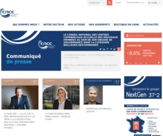 CNCC.com(Conseil National des Centres Commerciaux) Screenshot