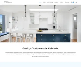 CNccabinets.com.au(CNC Cabinets) Screenshot