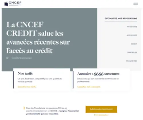 Cncef.org(La CNCEF) Screenshot