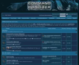 CNcforen.de(Das grösste Command & Conquer Diskussionsboard weltweit) Screenshot
