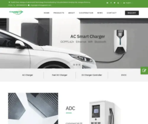 CNchargepoint.com(Electric Vehicle Charging Station Manufacturer) Screenshot