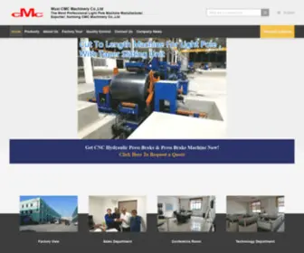 CNCHYdraulicPressbrake.com(Quality CNC Hydraulic Press Brake &amp; Press Brake Machine factory from China) Screenshot