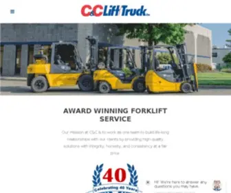 CNclifttruck.com(C&C Lift Truck) Screenshot