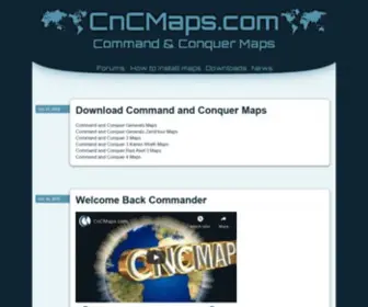 CNcmaps.com(Command and Conquer Maps) Screenshot