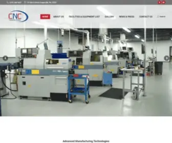 CNCMFG.com(CNC Manufacturing) Screenshot