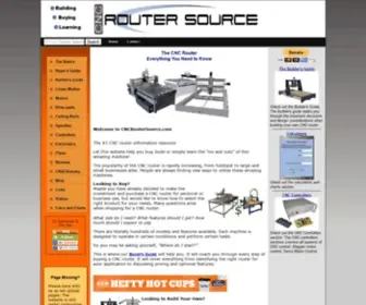 CNcroutersource.com(CNC Router Source) Screenshot