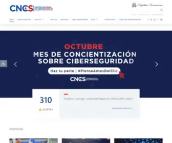 CNCS.gob.do(Centro Nacional de Ciberseguridad) Screenshot