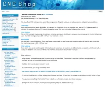 CNCshop.com.au(CNC Shop) Screenshot