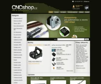 CNCshop.cz(CNC stroj) Screenshot