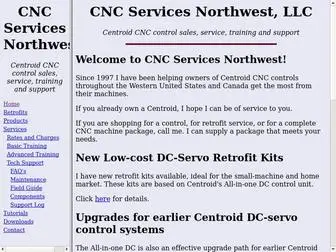 CNCSNW.com(CNC Services Northwest) Screenshot
