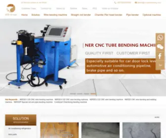 CNcwirebending.com(2D wire bending machine) Screenshot